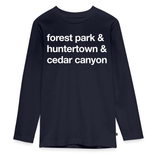 1 Church 3 Locations - Kids' Premium Long Sleeve T-Shirt