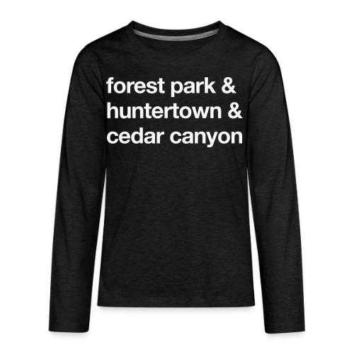 1 Church 3 Locations - Kids' Premium Long Sleeve T-Shirt