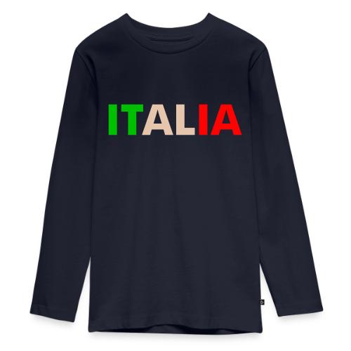 ITALIA green, white, red - Kids' Premium Long Sleeve T-Shirt