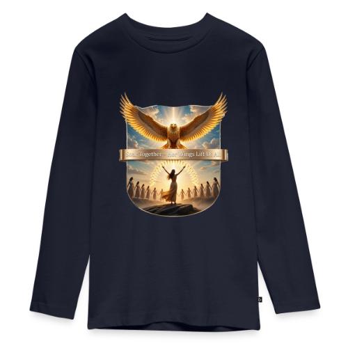 Women’s Day Eagle Matriarch T Shirt,, Gift for Mom - Kids' Premium Long Sleeve T-Shirt