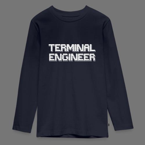 Terminal Engineer ASCII Double Print - Kids' Premium Long Sleeve T-Shirt