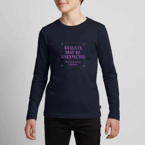 Results - Neon Purple - Kids' Premium Long Sleeve T-Shirt