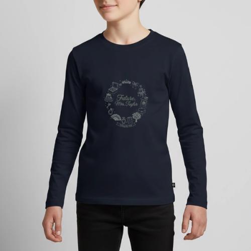 Future Mrs Minimalist Bridal Line Art - Kids' Premium Long Sleeve T-Shirt