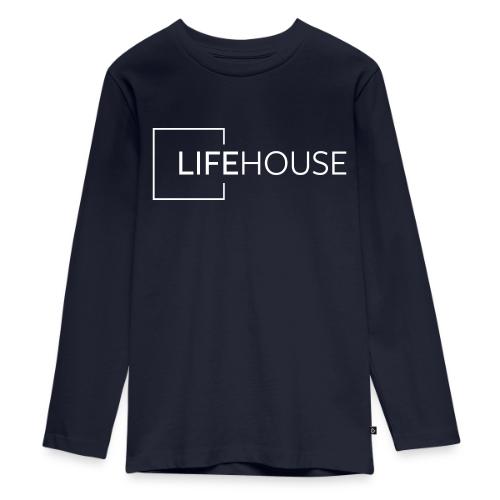 LH Logo White - Kids' Premium Long Sleeve T-Shirt