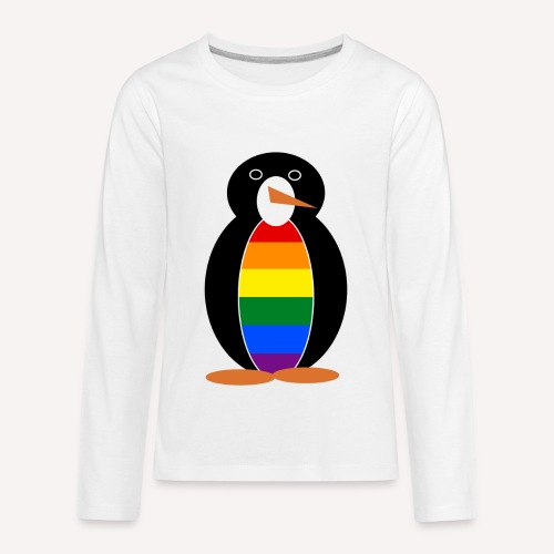 Gay Pride Penguin - Kids' Premium Long Sleeve T-Shirt