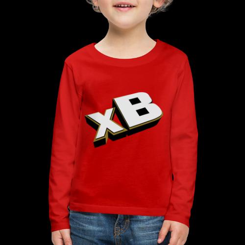 xB Logo (Gold) - Kids' Premium Long Sleeve T-Shirt