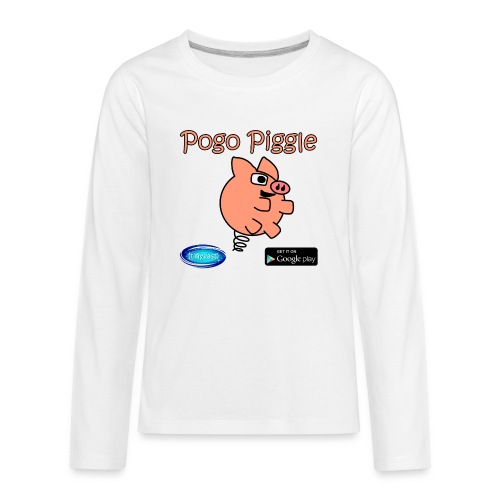 Pogo Piggle - Kids' Premium Long Sleeve T-Shirt