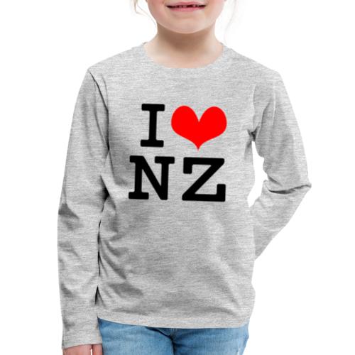 I Love NZ - Kids' Premium Long Sleeve T-Shirt