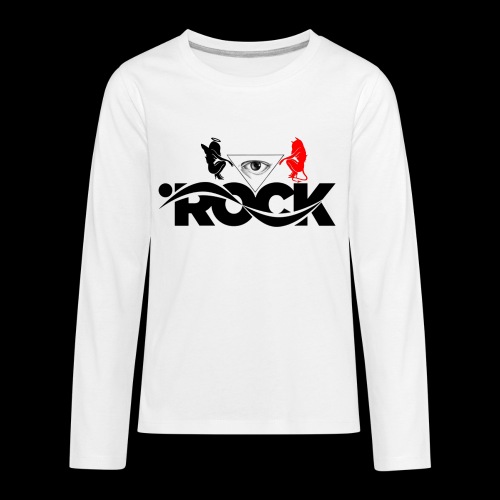 Eye Rock Devil Design - Kids' Premium Long Sleeve T-Shirt