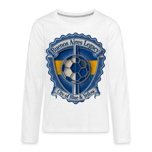 Buenos Aires Legacy T Shirt, Soccer City Pride Gif - Kids' Premium Long Sleeve T-Shirt