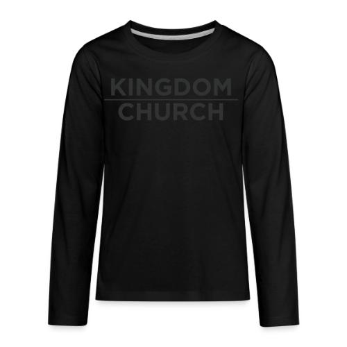 KingdomOverChurch - Kids' Premium Long Sleeve T-Shirt