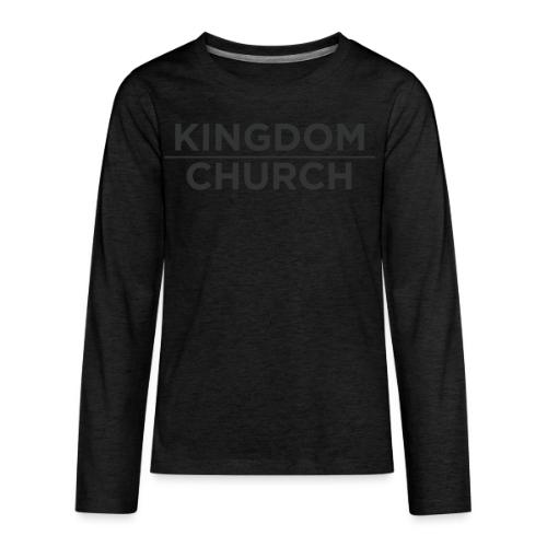 KingdomOverChurch - Kids' Premium Long Sleeve T-Shirt