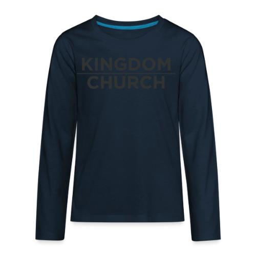 KingdomOverChurch - Kids' Premium Long Sleeve T-Shirt