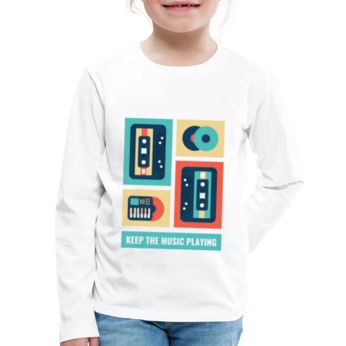 Music and Bands Pop design - Kids' Premium Long Sleeve T-Shirt