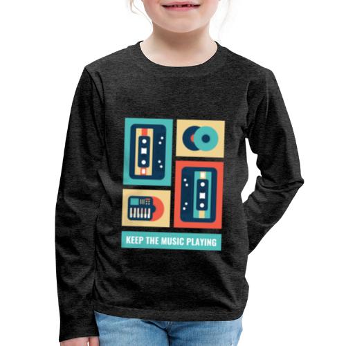 Music and Bands Pop design - Kids' Premium Long Sleeve T-Shirt