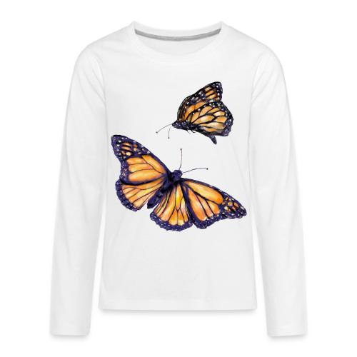 2 butterflies - Kids' Premium Long Sleeve T-Shirt