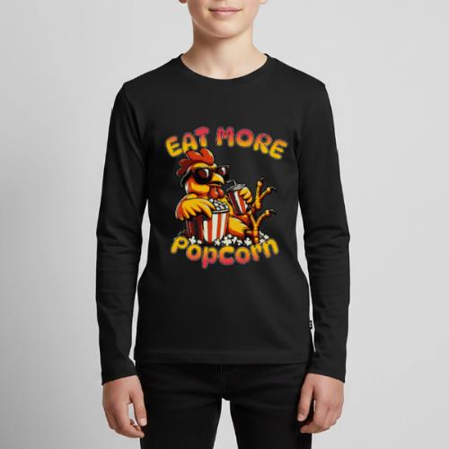 Eat More Popcorn - Kids' Premium Long Sleeve T-Shirt