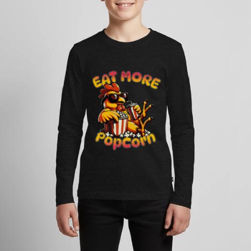 Eat More Popcorn - Kids' Premium Long Sleeve T-Shirt
