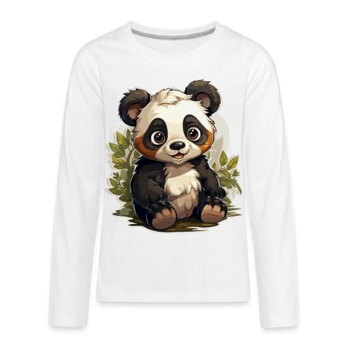 Charming Panda - Kids' Premium Long Sleeve T-Shirt