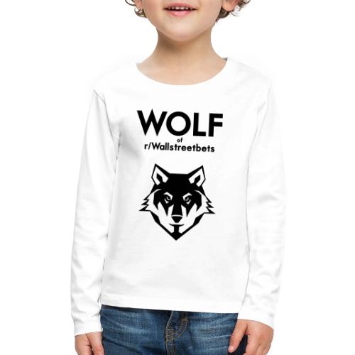 Wolf of Wallstreetbets - Kids' Premium Long Sleeve T-Shirt