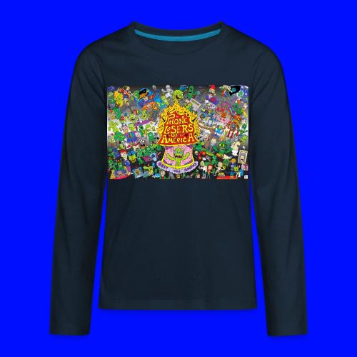 Nik Caesar Poster 10 12 2019 Grey Accent - Kids' Premium Long Sleeve T-Shirt