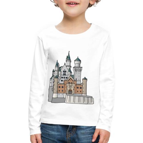 Neuschwanstein Castle, Bavaria - Kids' Premium Long Sleeve T-Shirt