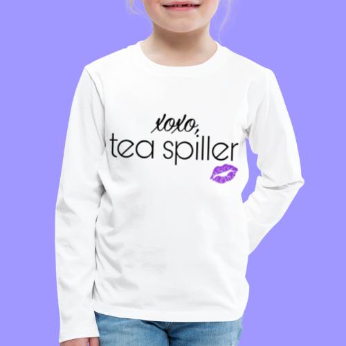 Tea Spiller bright - Kids' Premium Long Sleeve T-Shirt