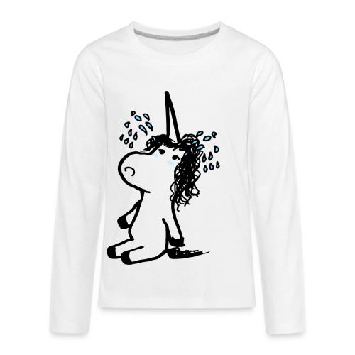 unicornio lloron - Kids' Premium Long Sleeve T-Shirt
