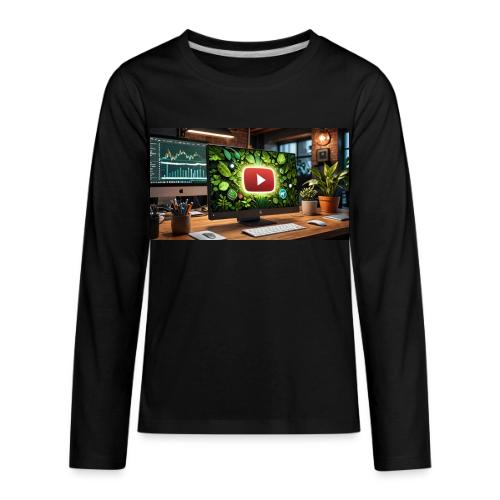 blueprint 06632d5a 5fd4 79a3 8000 7e45f84ac268 - Kids' Premium Long Sleeve T-Shirt