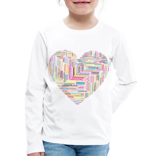 A Thanksgiving Heart - Kids' Premium Long Sleeve T-Shirt