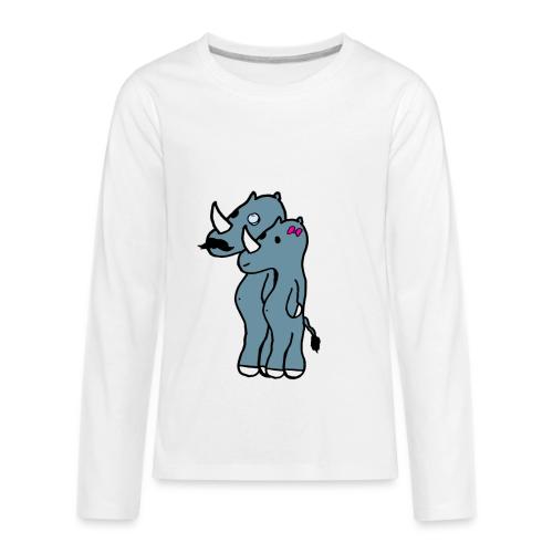 Rhino family - Kids' Premium Long Sleeve T-Shirt