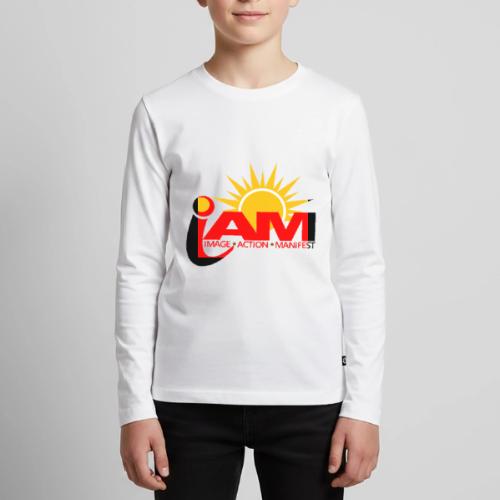 WOKE LOGO 23 I AM RED YELLOW 1 - Kids' Premium Long Sleeve T-Shirt