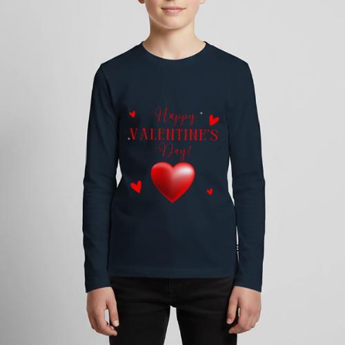 Valentin Designs, Fashion February 14 Valentine's. - Kids' Premium Long Sleeve T-Shirt