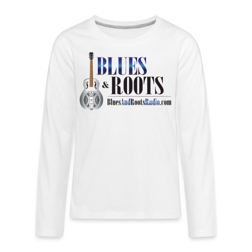 Blues & Roots Radio Logo - Kids' Premium Long Sleeve T-Shirt