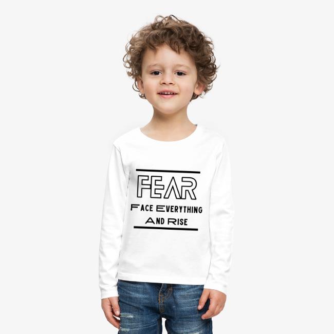 FEAR - Face Everything and Rise Motivational Quote