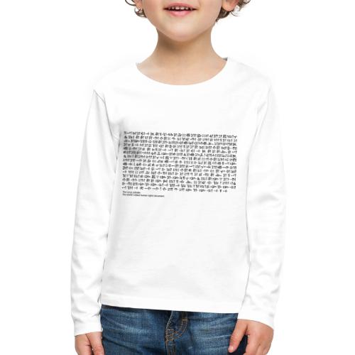 The Cyrus cylinder Extract - Kids' Premium Long Sleeve T-Shirt