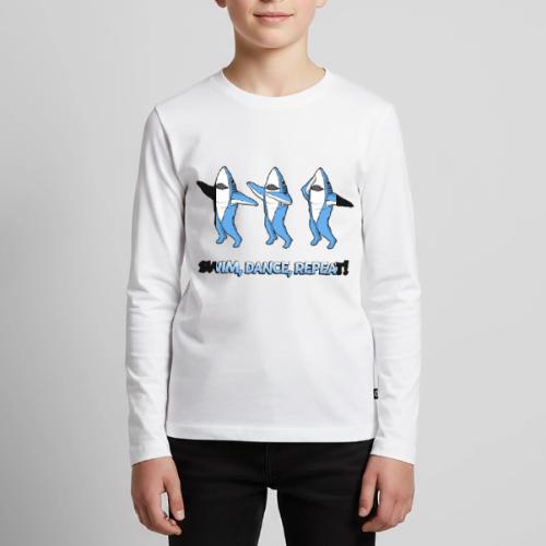 Dancing Sharks - Swim, Dance, Repeat - Kids' Premium Long Sleeve T-Shirt