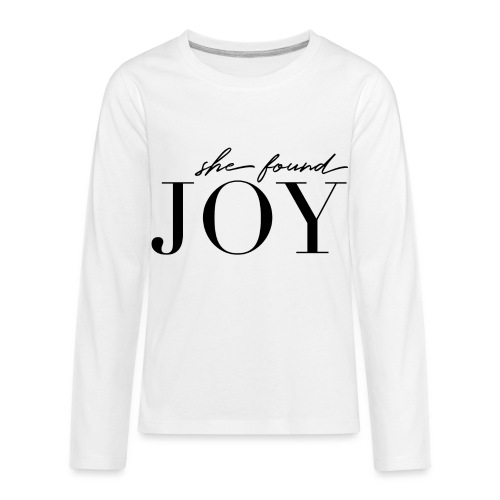 Choose Joy Coffee Mug - Kids' Premium Long Sleeve T-Shirt