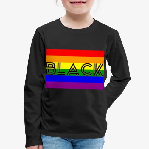 Black LGBTQ - Kids' Premium Long Sleeve T-Shirt