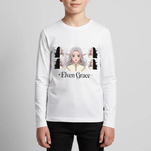Elven Grace Fantasy Elf Maiden Graphic Magic - Kids' Premium Long Sleeve T-Shirt