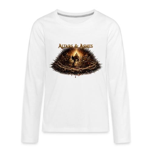 Altars & Ashes Crown of Thorns Tee - Kids' Premium Long Sleeve T-Shirt