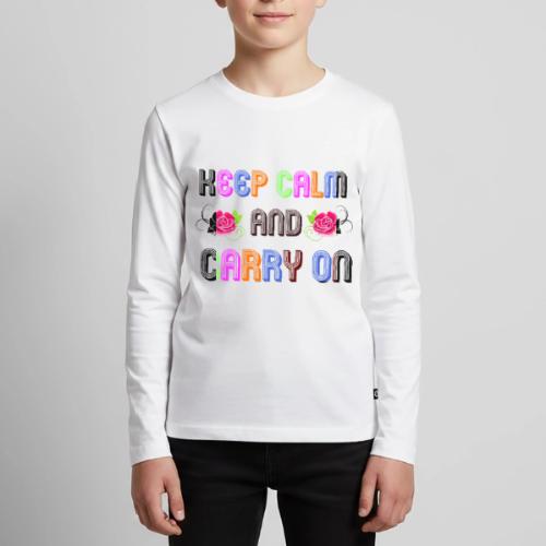 keep calm and carry on - Kids' Premium Long Sleeve T-Shirt
