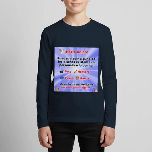 Personalized Souvenirs with Photo, Phrase, Design - Kids' Premium Long Sleeve T-Shirt