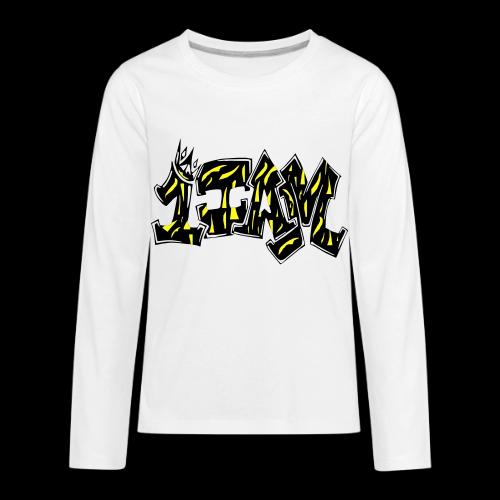 1IAM GRAFFITI - TIGER - Kids' Premium Long Sleeve T-Shirt