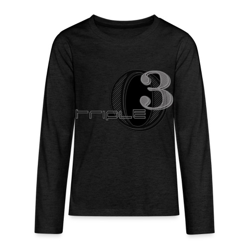 Triple 03 Logo - Kids' Premium Long Sleeve T-Shirt