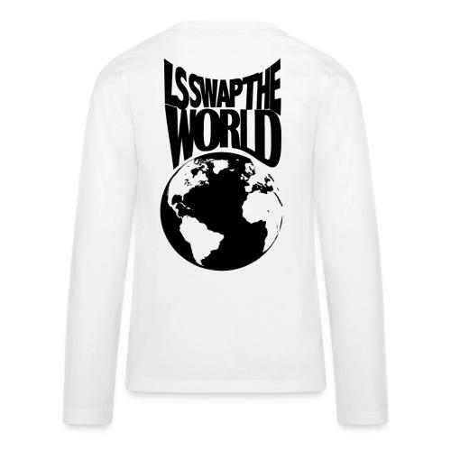 LS Swap the World (Front & Back) - Kids' Premium Long Sleeve T-Shirt