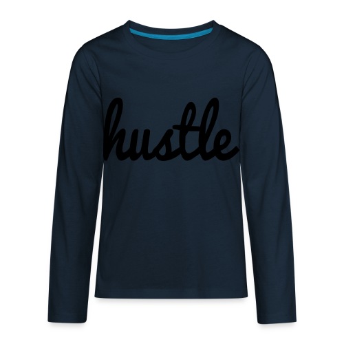 hustle vector - Kids' Premium Long Sleeve T-Shirt