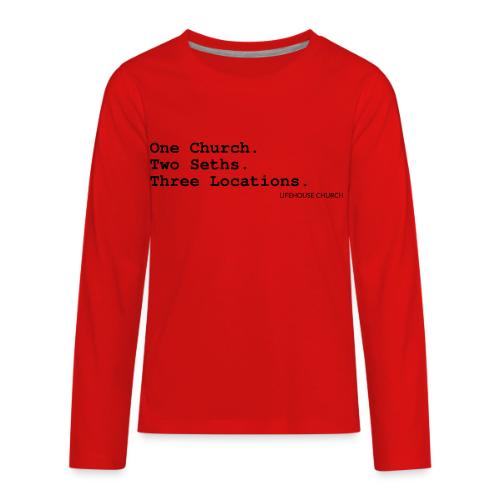 List Tagline - Kids' Premium Long Sleeve T-Shirt