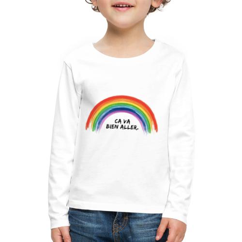 #CA VA BIEN ALLER - COLLECTION WHITE SMILEMOVEMENT - T-shirt Premium à manches longues pour enfant