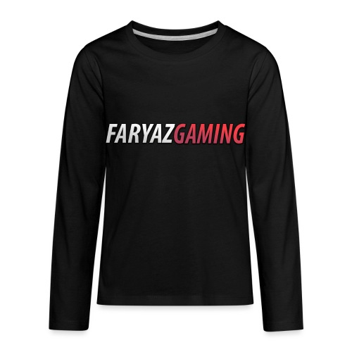 FaryazGaming Text - Kids' Premium Long Sleeve T-Shirt